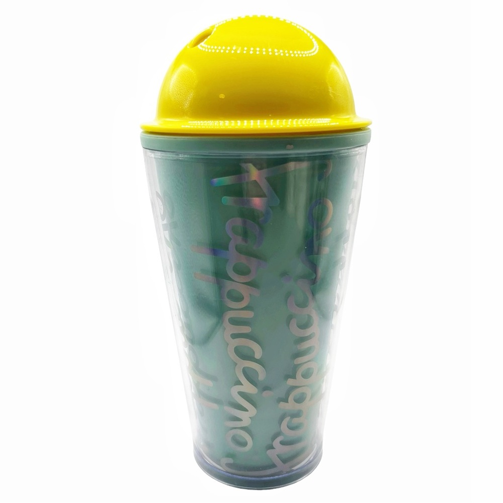 Starbucks Frappuccino Cold Cup - Blue & Yellow